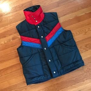 Vintage puffer vest